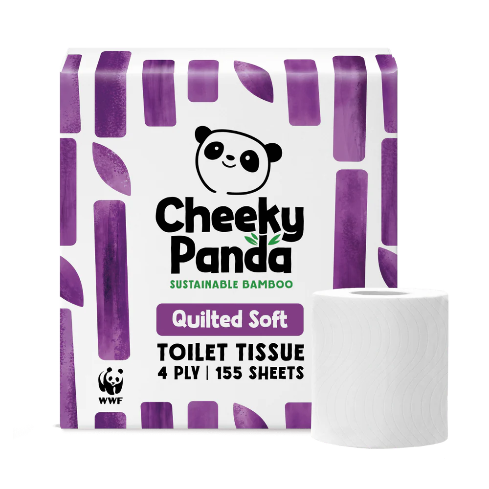 Cheeky Panda Toilet Quilted Soft Tissue x 9