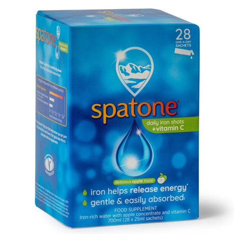 Spatone Apple iron-rich water with vitamin C – 28 sachets