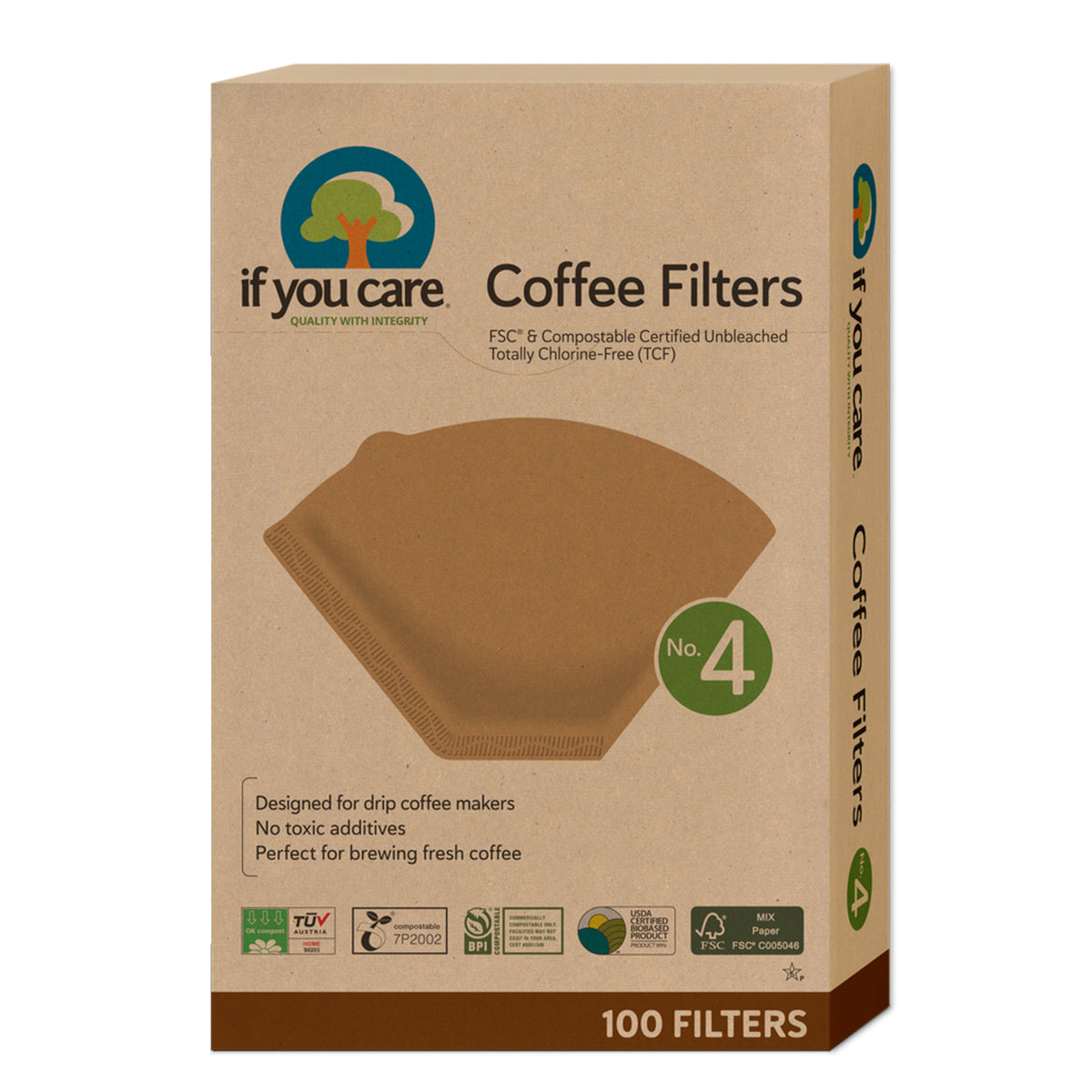 Coffee Filters No4 100